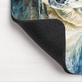 Der wachsame Eiswächter Mousepad (Ecke)
