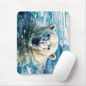 Der wachsame Eiswächter Mousepad (Mit Mouse)