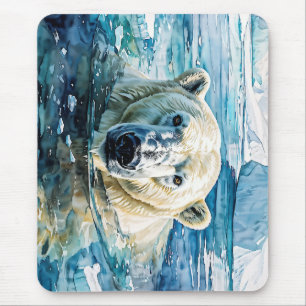 Der wachsame Eiswächter Mousepad