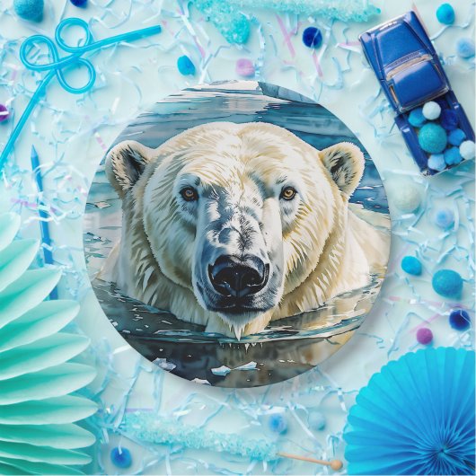 Der wachsame Eiswächter Pappteller (Party)