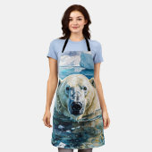 Der wachsame Eiswächter Schürze (Getragen)