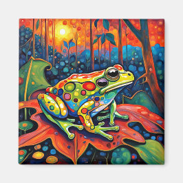 Der Wachsame Frosch Magnet