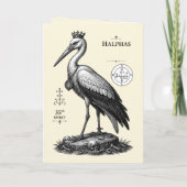 Der wachsamen Storch von Halphas Karte (Rückseite)