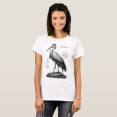Der wachsamen Storch von Halphas T-Shirt (Vorne ganz)