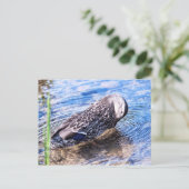 Der wachsende Effekt Postkarte (Stehend Vorderseite)
