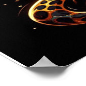 Der wachsende Goldene Tiger Poster (Ecke)