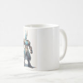 Der Wächter aus Azure Steel Kaffeetasse (VorderseiteRechts)