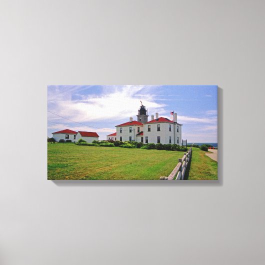 Der Wächter bei Beavertail Canvas Print Leinwanddruck (Vorderseite)