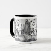 DER WÄCHTER Chow-Chow und die Foo HundeTasse Tasse (Vorderseite Links)