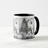 DER WÄCHTER Chow-Chow und die Foo HundeTasse Tasse (VorderseiteRechts)