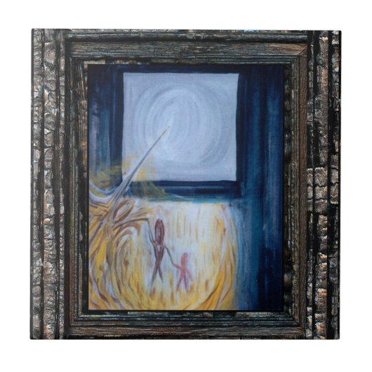 Der Wächter Fliese (Vorderseite)