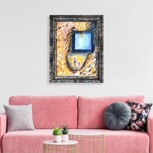 Der Wächter Leinwanddruck (Insitu (Wohnzimmer))