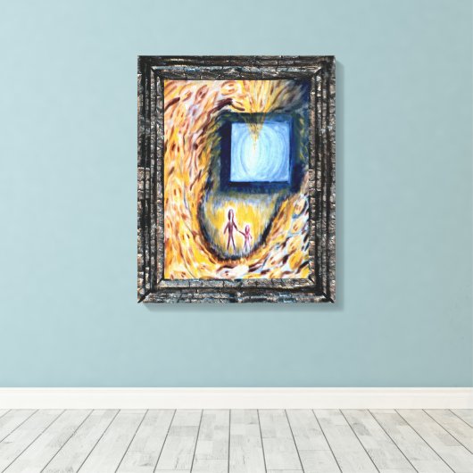 Der Wächter Leinwanddruck (Insitu (Holzboden))