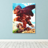 Der Wächter Leinwanddruck (Insitu (Holzboden))