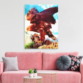 Der Wächter Leinwanddruck (Insitu (Wohnzimmer))