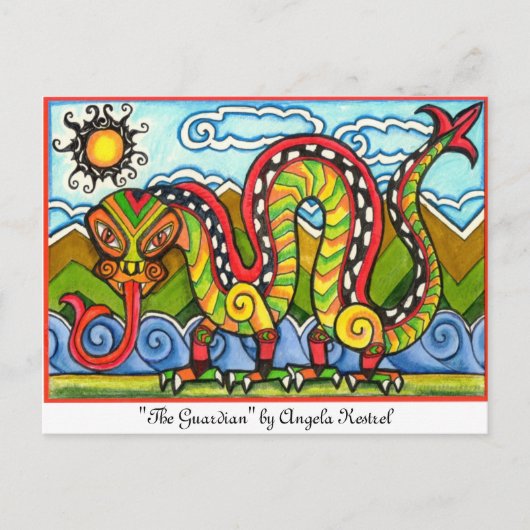 Der Wächter Postkarte (Vorderseite)