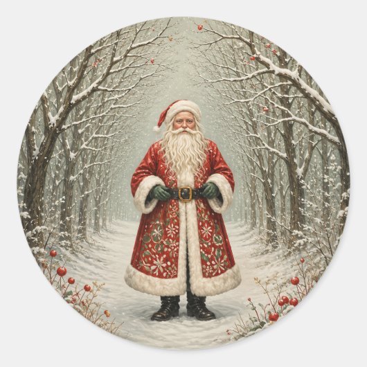 Der Wächter von Winters Pfad Runder Aufkleber (Vorderseite)