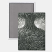 Der Wächterbaum Magnet (Vorderseite/Rückseite)