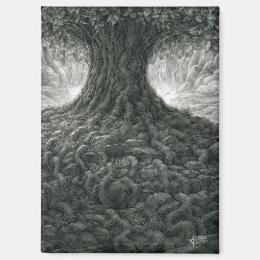 Der Wächterbaum Magnet (Vorderseite)