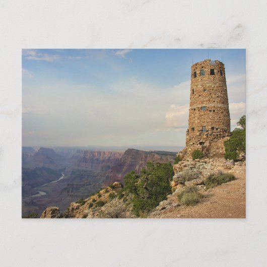 Der Wachturm von Desertview im Grand Canyon Postkarte (Vorderseite)