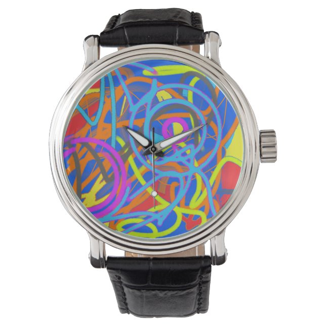 Der wackelige Paint Store auf den Kopf Armbanduhr (Vorderseite)