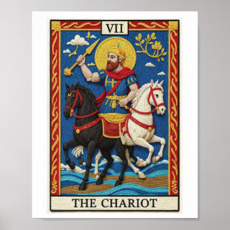 Der Wagen Tarotkartenposter Poster