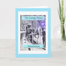 Der Wagentreiber, geklappte Grußkarte Karte