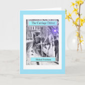 Der Wagentreiber, geklappte Grußkarte Karte (Gelbe Blume)