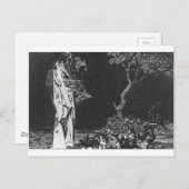 Der Wahnsinn der Angst von Francisco Goya Postkarte (Vorne/Hinten)