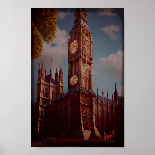 Der wahre Big Ben - Gen AI Poster (Vorne)