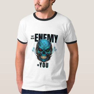 Der wahre Feind bist du – Totenkopf T-Shirt