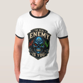 Der wahre Feind bist du Trader-Psychologie-Totenko T-Shirt
