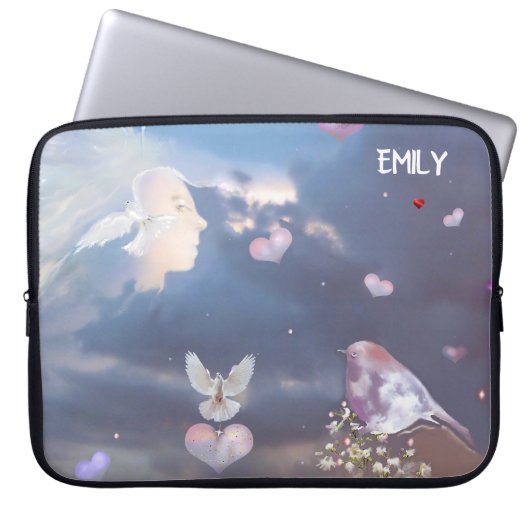 Der wahre Frieden Laptopschutzhülle (Vorderseite)