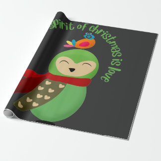 DER WAHRE GEIST DES WEIHNACHTSFESTES IST LIEBE GESCHENKPAPIER