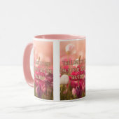 Der wahre Gott und der Retter zweitönige Tasse (Vorderseite Links)