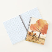 Der wahre Herbsttraum, romantischer Poesie-Fall Notizblock (Innenseite)