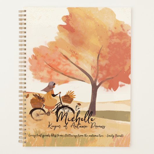 Der wahre Herbsttraum, romantischer Poesie-Fall Planer (Vorderseite)