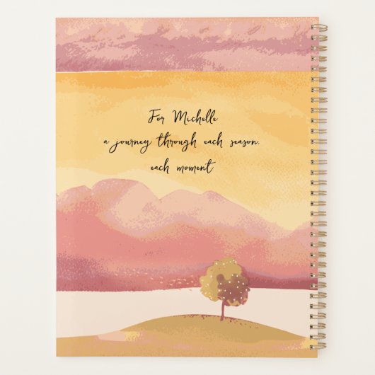 Der wahre Herbsttraum, romantischer Poesie-Fall Planer (Rückseite)