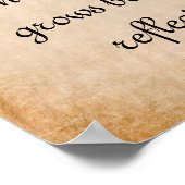 Der wahre Mann lächelt... Inspirationsangebot Poster (Ecke)