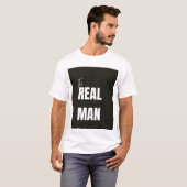 Der wahre Mensch - Fett Statement-T-Shirt#manbasic T-Shirt (Vorne ganz)