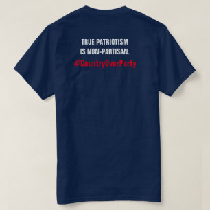 Der wahre Patriotismus ist ein nicht parteigebunde T-Shirt