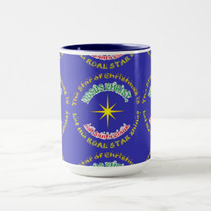Der wahre Stern der Weihnachten Tasse