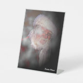 "Der wahre Weihnachtsmann" 6" x 8" Schild des Fußb (Vorderseite)