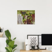 Der wahre Wein Poster (Heimbüro)