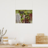 Der wahre Wein Poster (Küche)