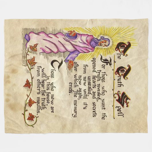 Der Wahrheitszauber Fleecedecke (Vorderseite (Horizontal))