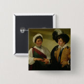 Der Wahrsager, c.1596-97 Button (Vorne & Hinten)