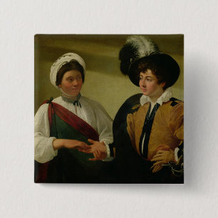 Der Wahrsager, c.1596-97 Button