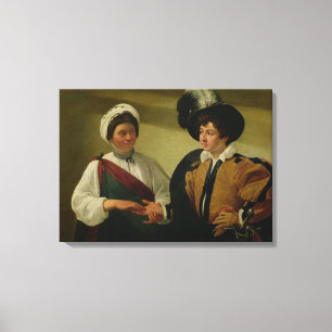 Der Wahrsager, c.1596-97 Leinwanddruck