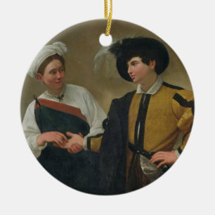 Der Wahrsager (La Buona Ventura), c.1594 Keramikornament